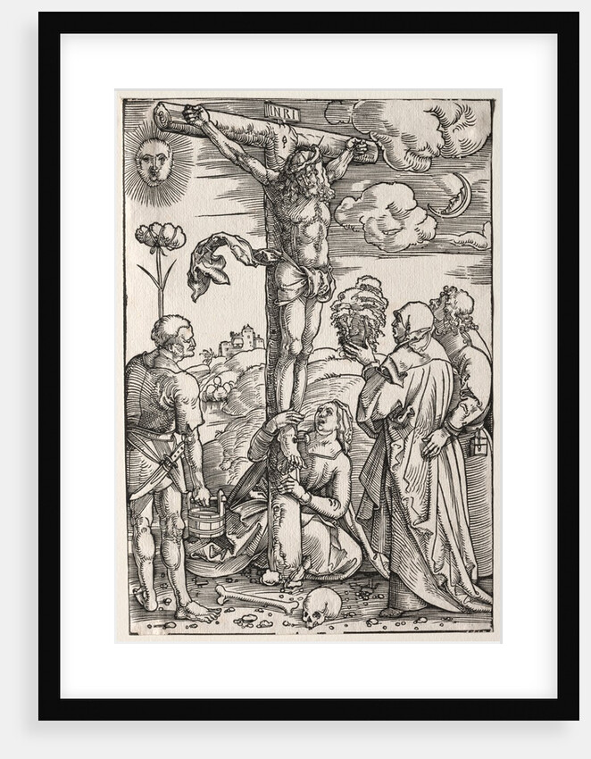 Christ on the Cross with Mary, St. John, Mary Magdalen and St. Stephen, 1505 by Hans Baldung