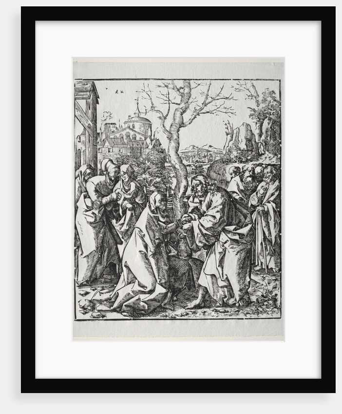 Christ Taking Leave of his Mother by Wolf Traut