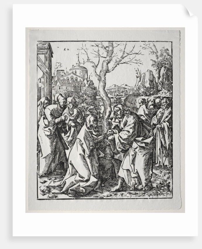 Christ Taking Leave of his Mother by Wolf Traut