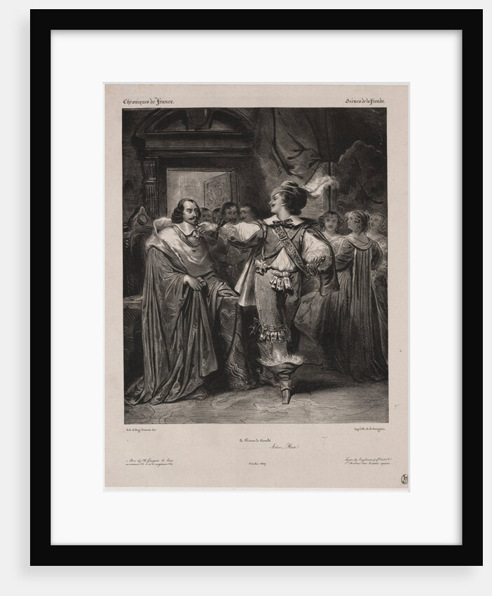 Chronicles of France: Scene of the Fronde - The Prince of Condé, 1829 by Eugène François Marie Joseph Devéria; Achille Devéria