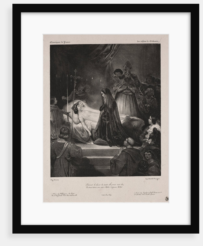 Chronicles of France: The Children of Clodomir, 1829 by Eugène François Marie Joseph Devéria