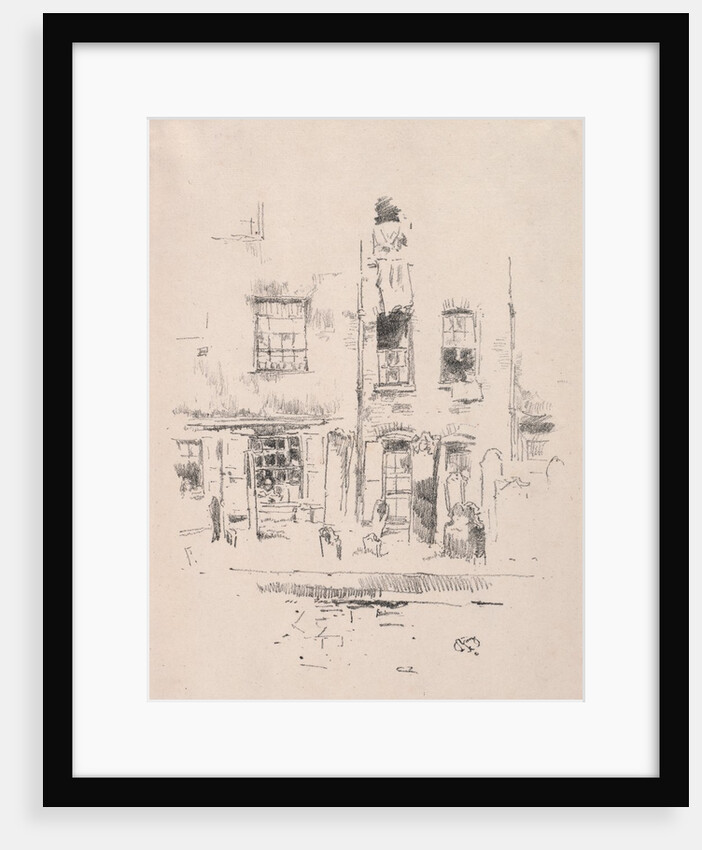 Churchyard, 1887 by James McNeill Whistler