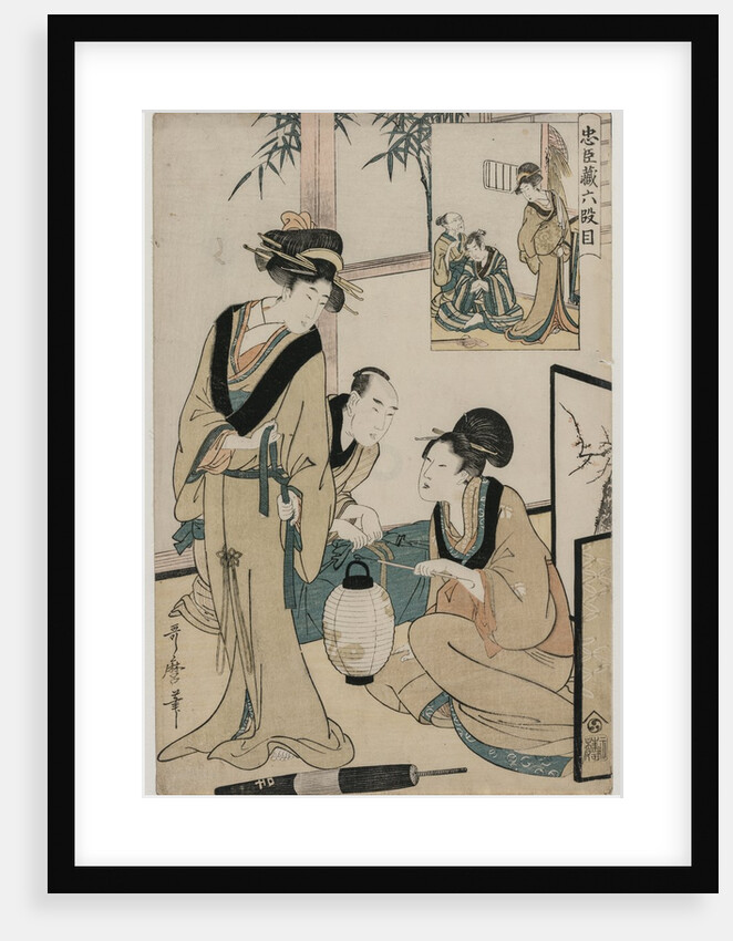 Chushingura: Act VI of The Storehouse of Loyalty, late 1790s by Kitagawa Utamaro