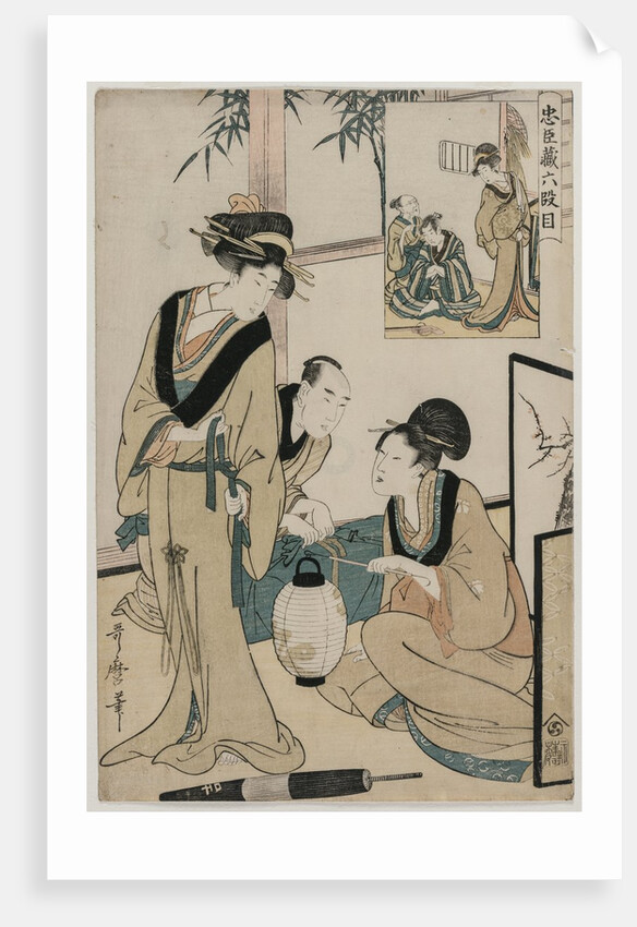 Chushingura: Act VI of The Storehouse of Loyalty, late 1790s by Kitagawa Utamaro