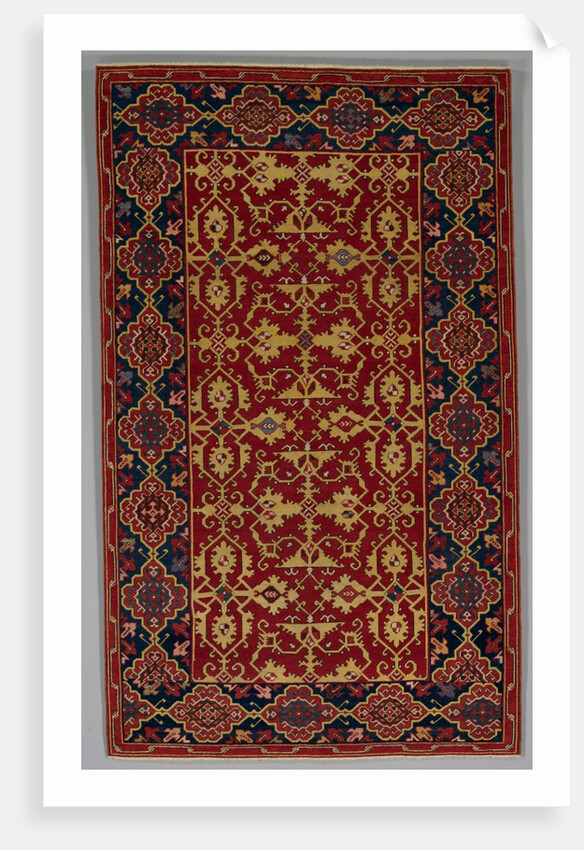 Classical Turkish Carpet with the Lotto Pattern, 1600-1650 by Unknown