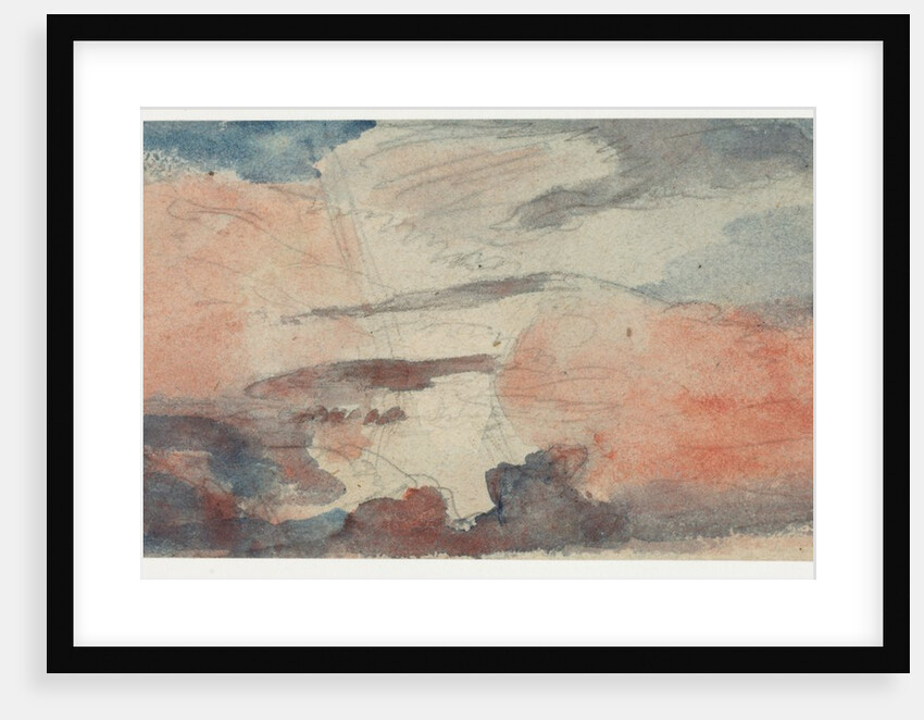 Cloud Study, 1800s by Anonymous
