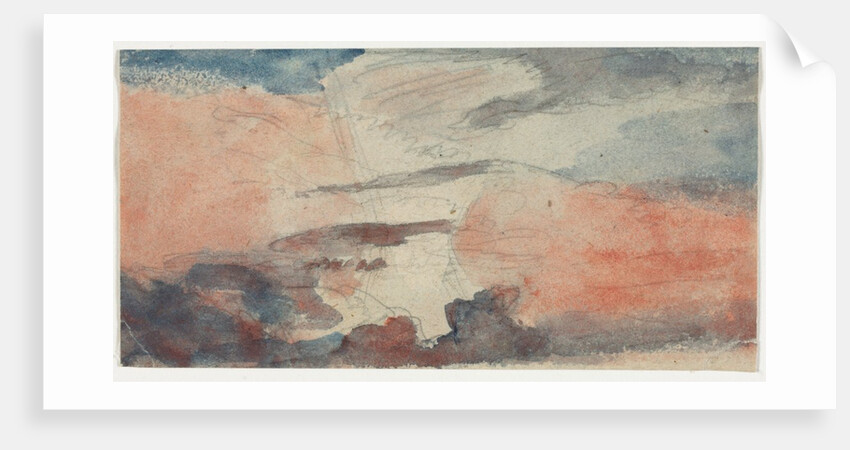 Cloud Study, 1800s by Anonymous