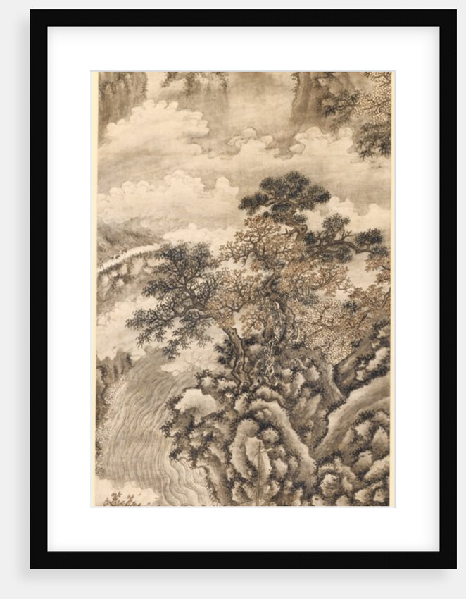Clouds and Waves at the Wu Gorge, 1368- 1644 by Xie Shichen
