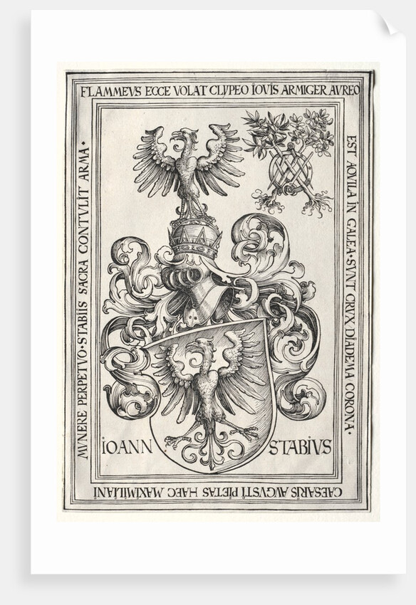 Coat of Arms of Johann Stabius by Wolf Traut