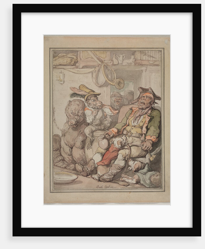 Comparative Anatomy Study, c. 1810-1820 by Thomas Rowlandson