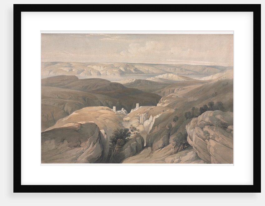 Convent of St. Saba, 1839 by David Roberts