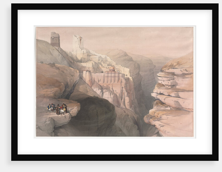Convent of St. Saba, 1839 by David Roberts