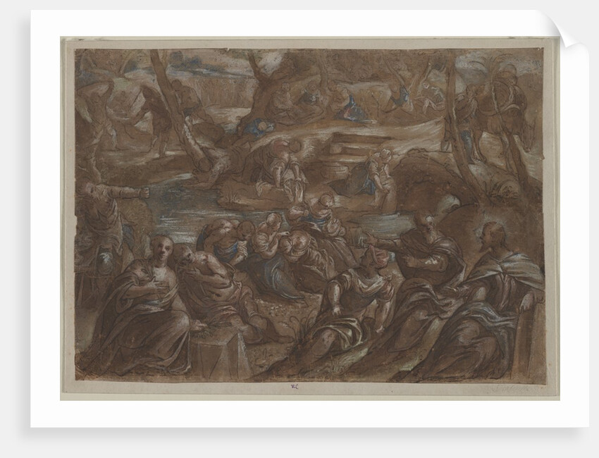 Copy of Tintoretto's Children of Israel Gathering Manna, after 1594 by Unknown