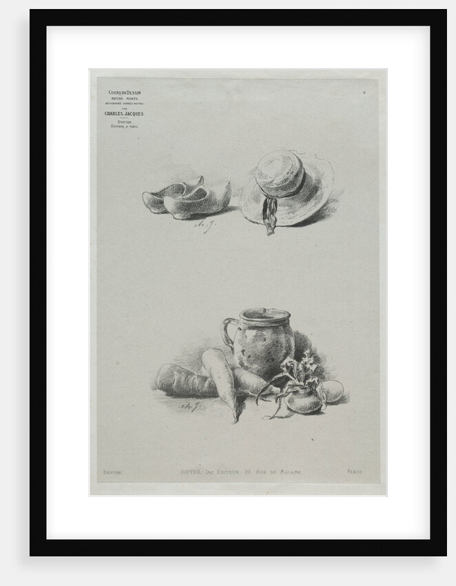 Course in Drawing: No. 4 - Still Life by Charles-Émile Jacque