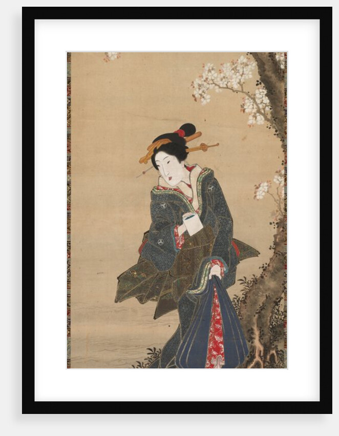 Courtesan, 19th century by Ikeda Eisen