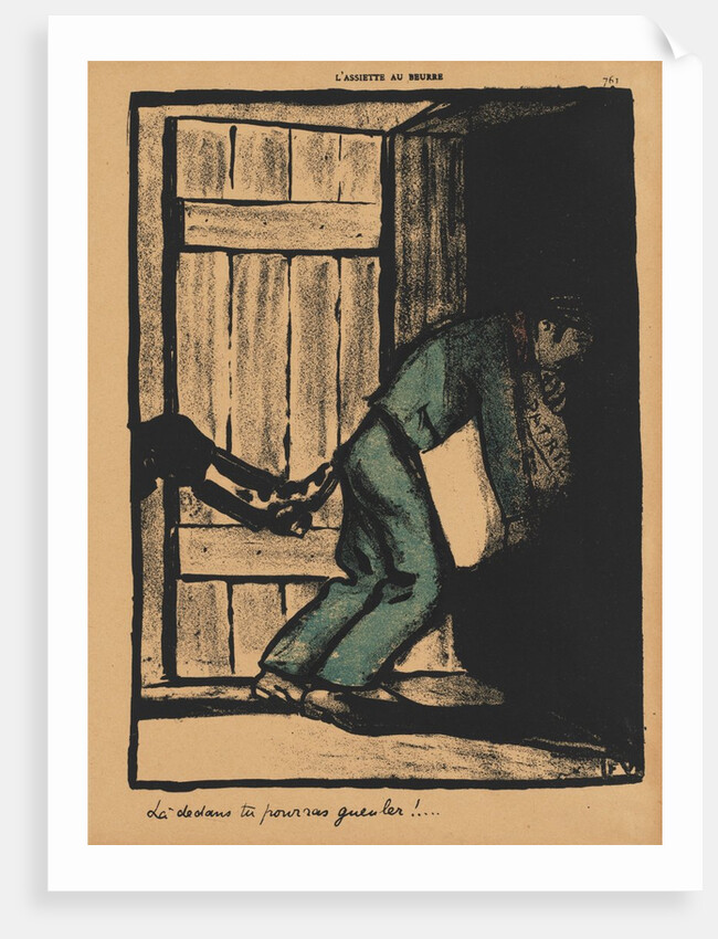 Crimes and Punishments IV, 761: You can bawl, 1872 by Félix Vallotton