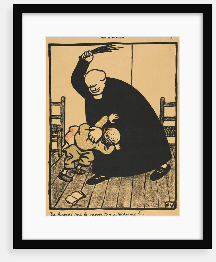 Crimes and Punishments VIII, 765: Youll learn…, 1869 by Félix Vallotton