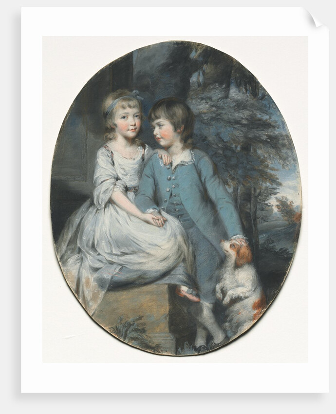 Cropley Ashley-Cooper with His Sister…, c. 1776 by Daniel Gardner