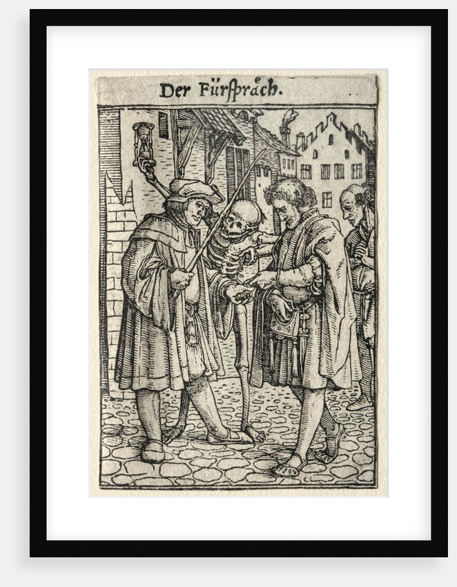 Dance of Death: The Advocate by Hans Holbein