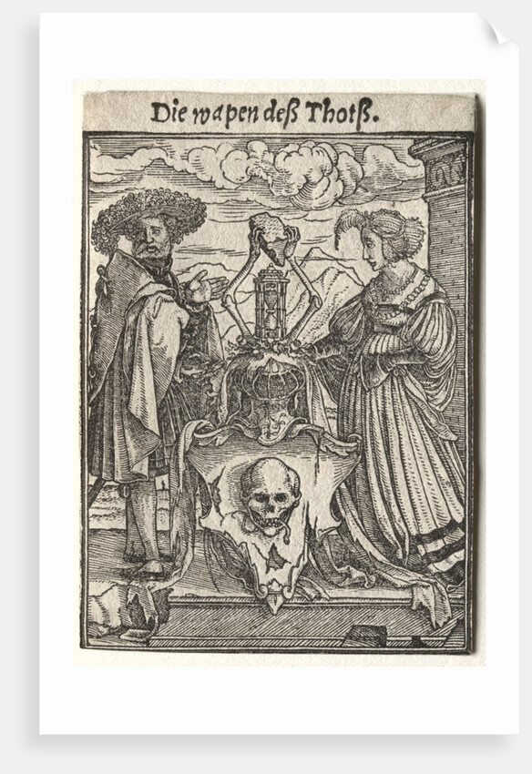 Dance of Death: The Coat of Arms of Death by Hans Holbein