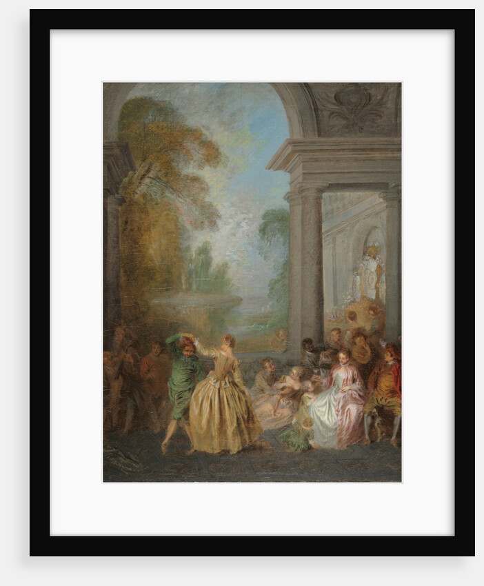 Dancers in a Pavilion, 1720s by Jean-Baptiste Pater