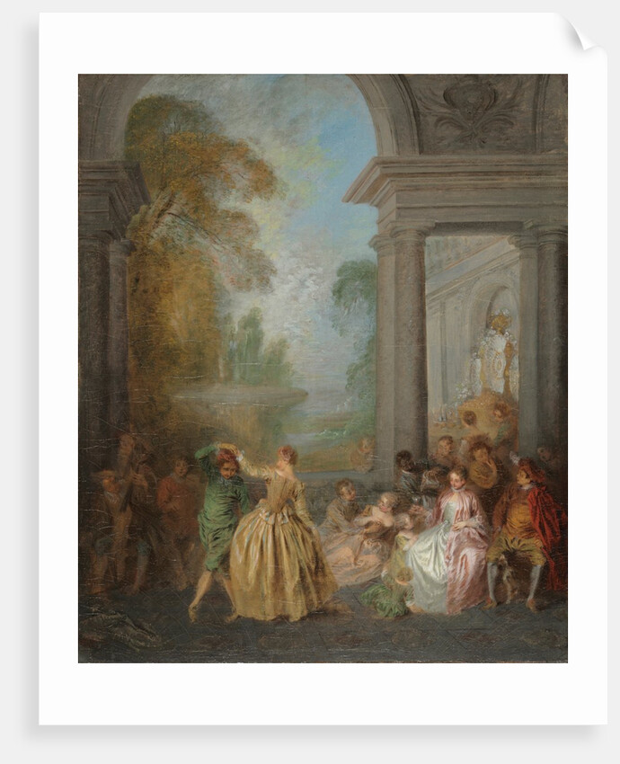 Dancers in a Pavilion, 1720s by Jean-Baptiste Pater
