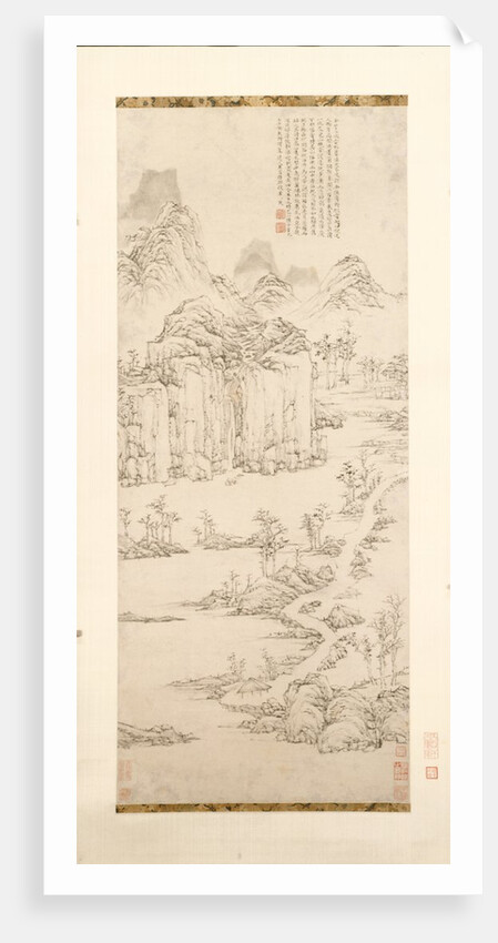 Daoist Retreat in Mountain and Stream, 1567 by Lu Zhi
