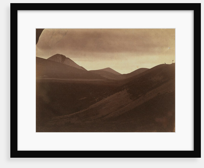 Dark Landscape with Hills, c. 1857 by Frank Chauvassaignes