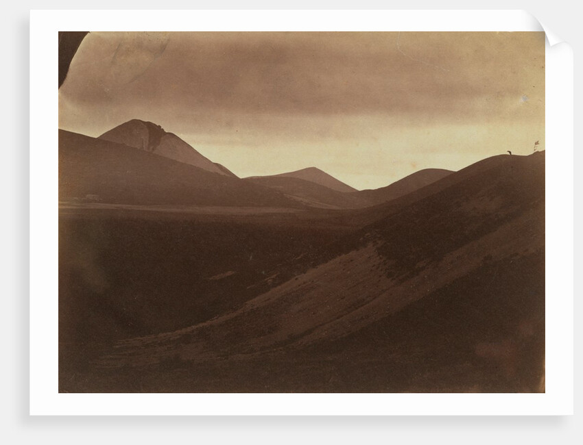 Dark Landscape with Hills, c. 1857 by Frank Chauvassaignes