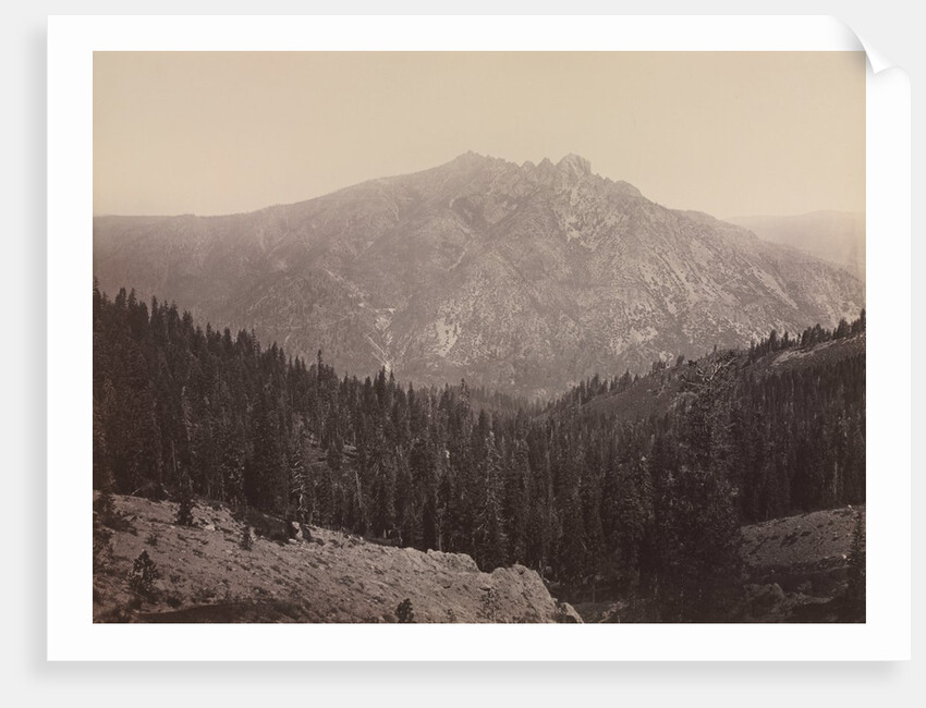 Davoncastle Butte, Sierra Nevada, c. 1866-1870 by Carleton E. Watkins