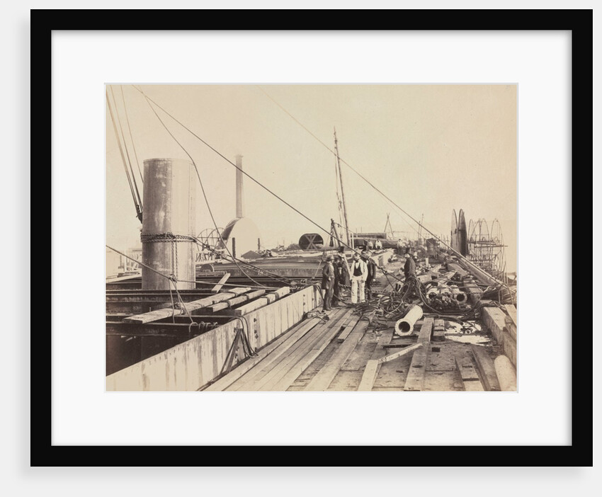 Deck Scene of the Great Eastern, 1857 by Robert Howlett