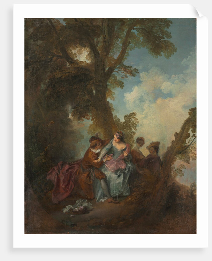 Declaration of Love, c. 1720 by Nicolas Lancret