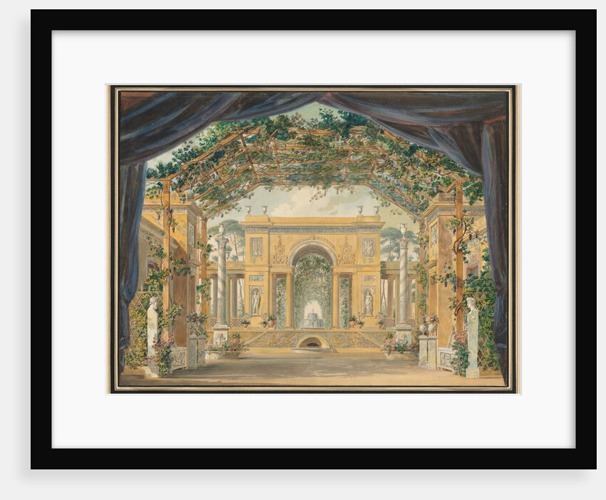 Decoration Executed for the Birthday of His Majesty the King of Westphalia, 1811 by Pierre-Luc-Charles Cicéri