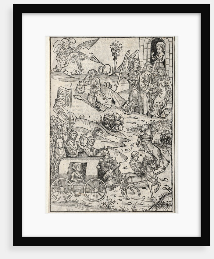 Der Schatzbehalter: The Return of Tobias to Tobit; The Arrival of Tobias Wife…, 1491 by Michael Wolgemut