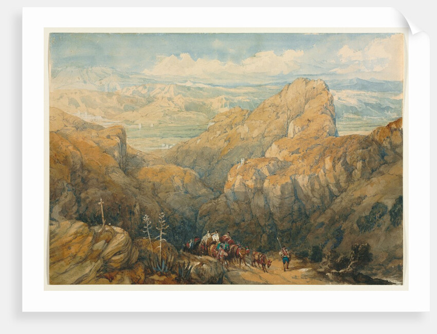 Descent into the Plain of Granada, 1834 by David Roberts