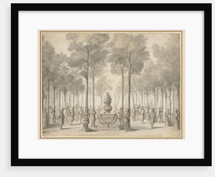 Design for the Divertissement from 'La Pastorale' (First Entrée of the opera-ballet 'Les Muses'…, by Jean I Bérain