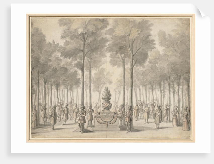 Design for the Divertissement from 'La Pastorale' (First Entrée of the opera-ballet 'Les Muses'…, by Jean I Bérain