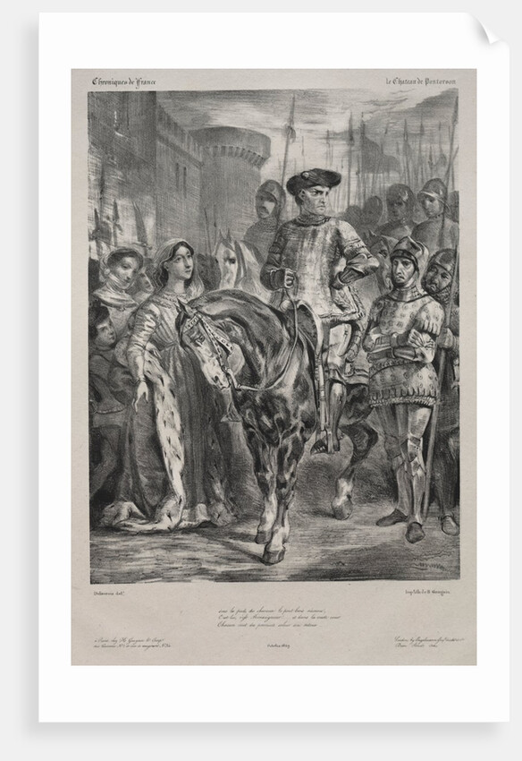 Duguesclin, 1829 by Eugène Delacroix