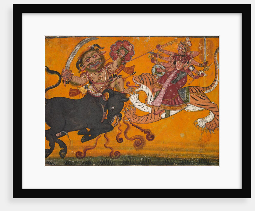 Durga Slaying Mahisha, c. 1700-1710 by Unknown