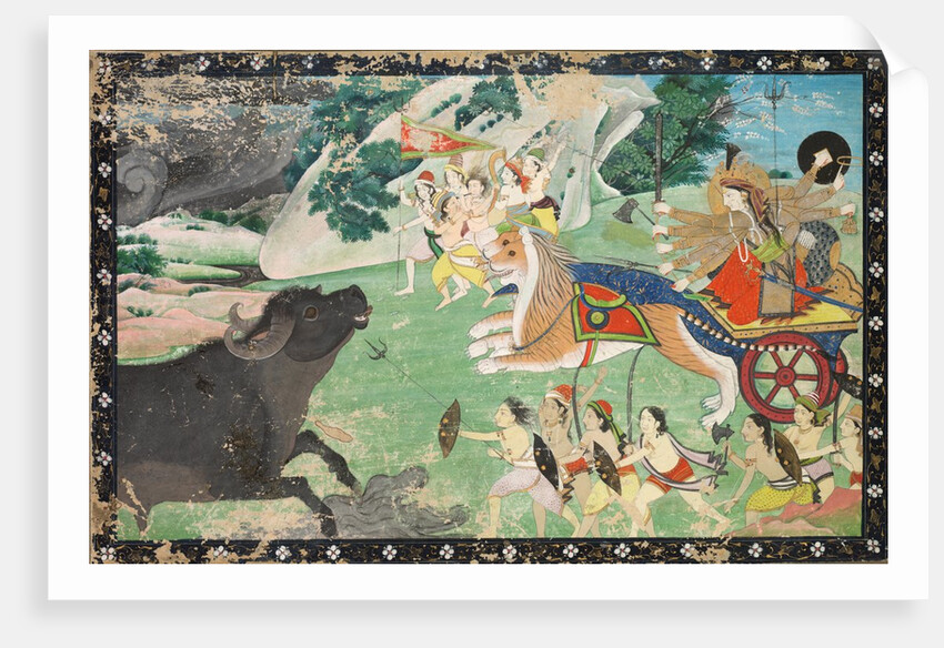 Durga Slaying Mahisha, c. 1830 by Unknown