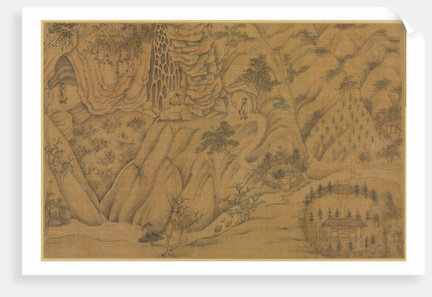 Dwelling in the Longmian Mountains, 1100s-1200s by Li Gonglin (follower of)