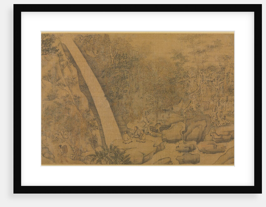 Dwelling in the Longmian Mountains, 1100s-1200s by Li Gonglin (follower of)