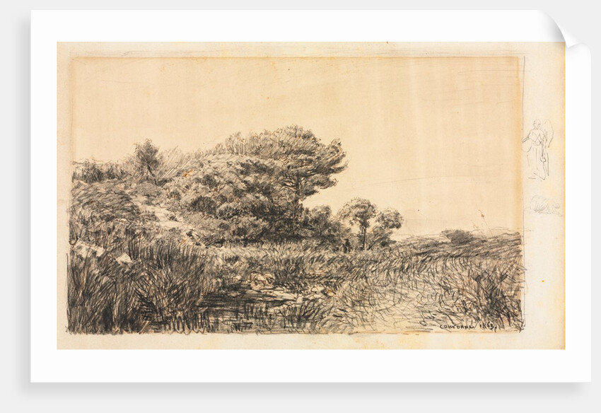 Edge of Marsh at Couronne, 1863 by Félix Ziem