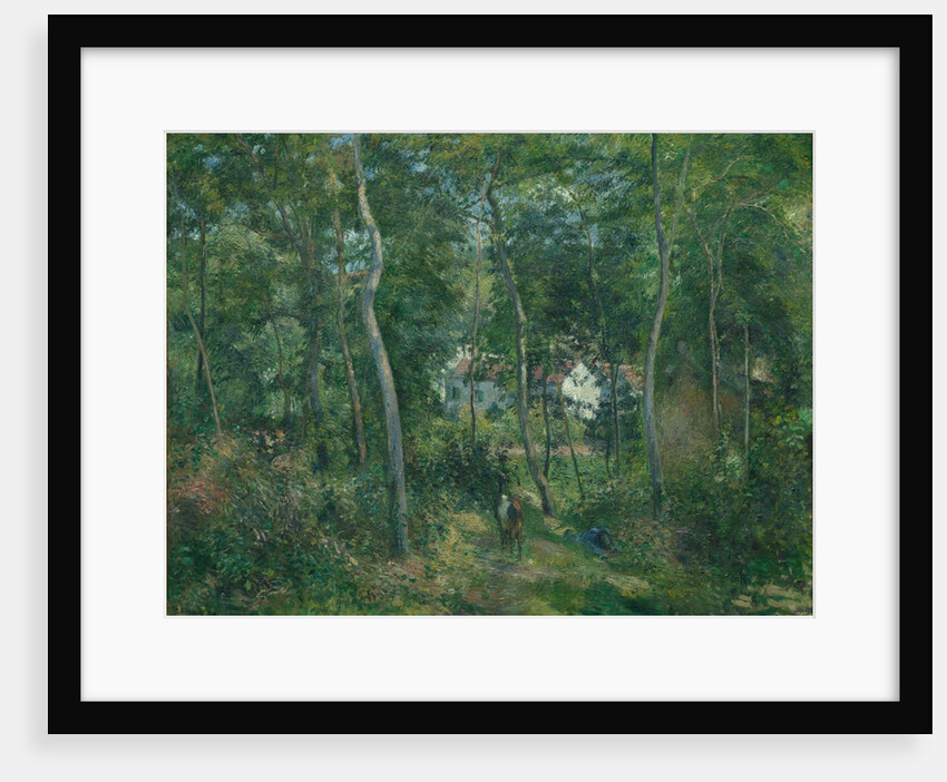 Edge of the Woods Near LHermitage, Pontoise, 1879 by Camille Pissarro