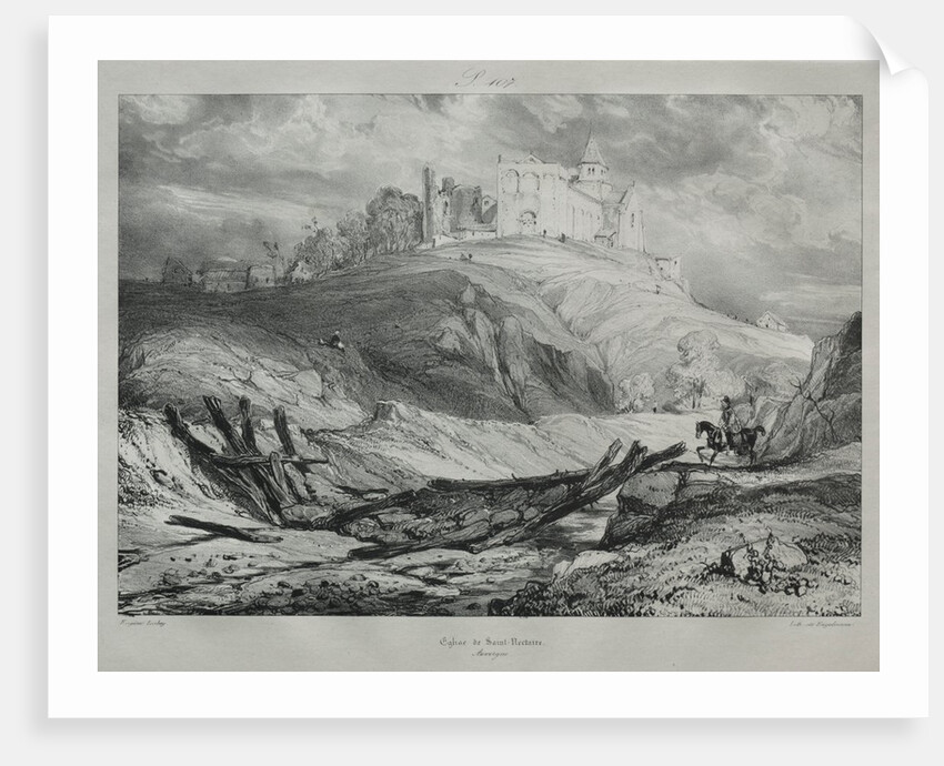 Église de St. Nectaire by Eugène Isabey