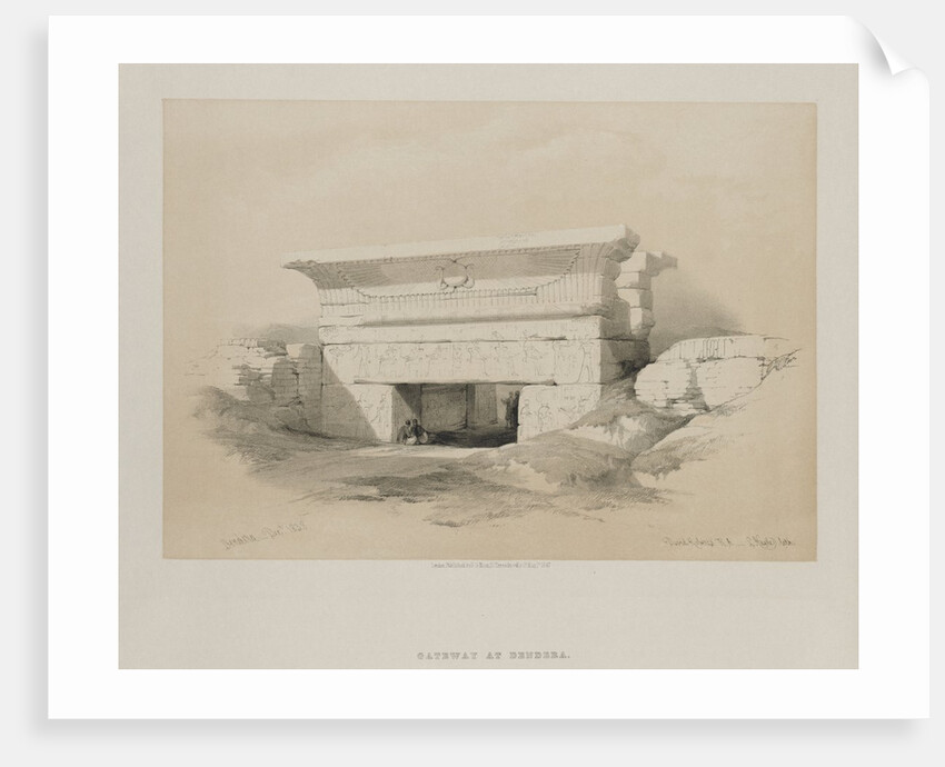 Egypt and Nubia, Volume I: Dendera, 1847 by Louis Haghe