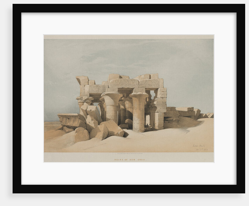 Egypt and Nubia, Volume I: Kom-Ombo, 1846 by Louis Haghe