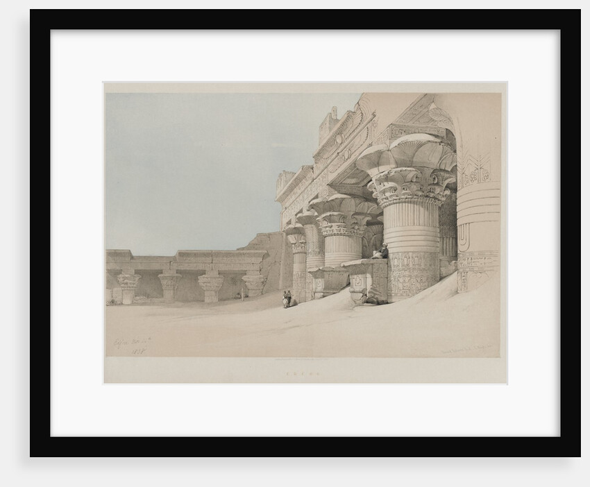 Egypt and Nubia, Volume II: Edfou, 1846 by Louis Haghe
