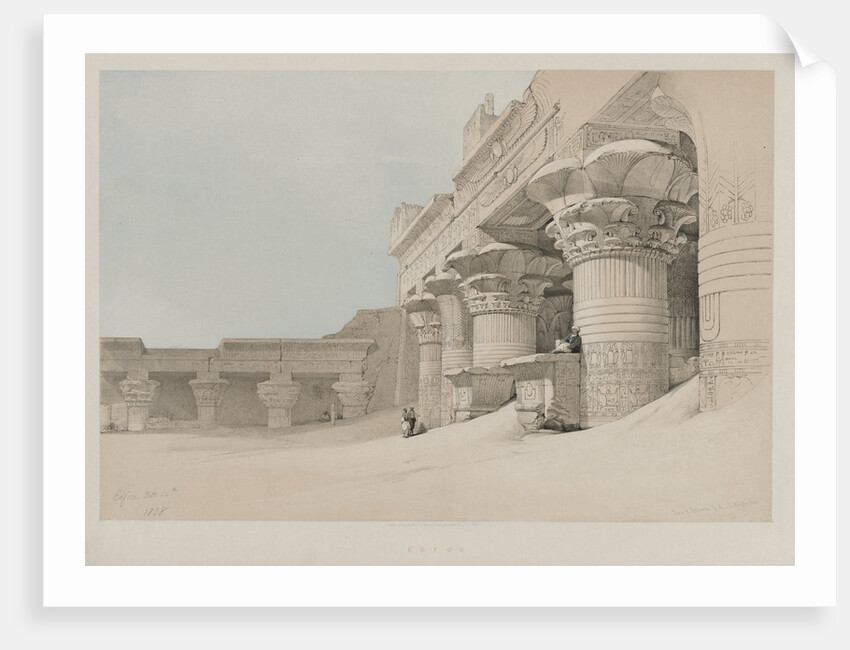 Egypt and Nubia, Volume II: Edfou, 1846 by Louis Haghe