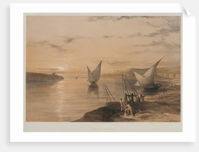 Egypt and Nubia, Volume II: Hagar Setsilis, 1847 by Louis Haghe